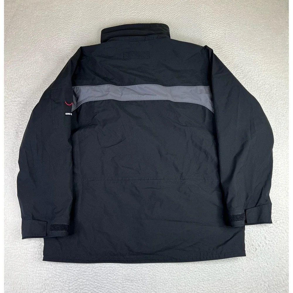 Eddie Bauer EBTEK Gore-Tex Jacket Mens 2XL Black Ski Waterproof Zip Pockets